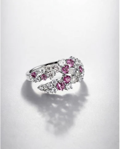 Anillo Aiora fucsia
