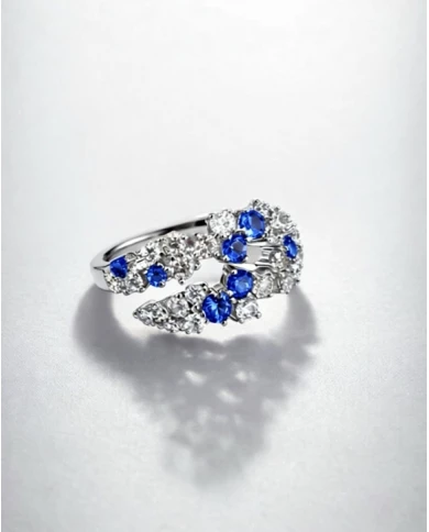 Anillo Aiora azul