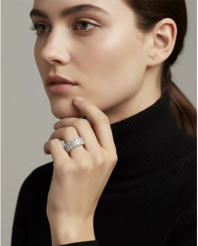 Anillo Orien plateado