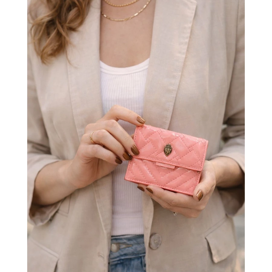 Monedero-tarjetero Kurt Geiger Kensington Salmón