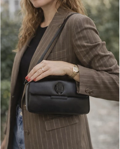 Bolso Kurt Geiger negro Oxford mini