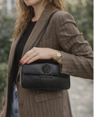 Bolso Kurt Geiger negro Oxford mini