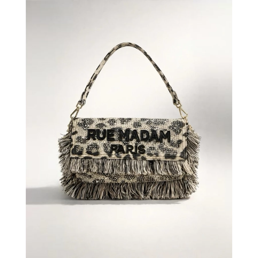 Bolso Rue Madam Casablanca Shoulder Leopard