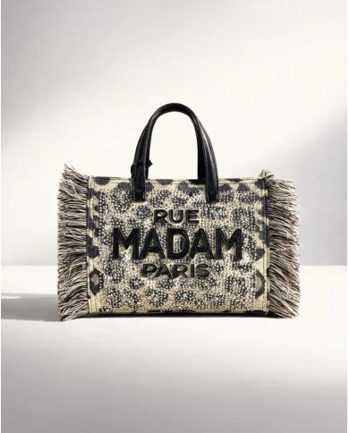Bolso Rue Madam Casablanca Mini Tote Leopard