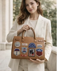 Bolso Rue Madam St. Germain Tote Cognac