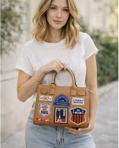 Bolso Rue Madam St. Germain Mini Tote Cognac