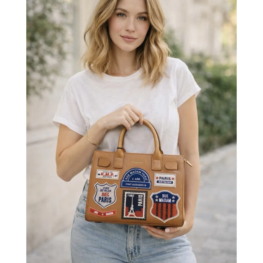 Bolso Rue Madam St. Germain Mini Tote Cognac