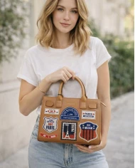 Bolso Rue Madam St. Germain Mini Tote Cognac