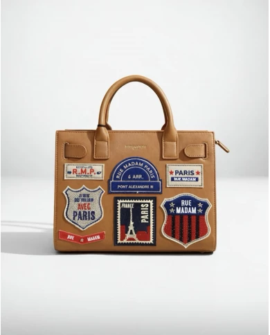 Bolso Rue Madam St. Germain Mini Tote Cognac