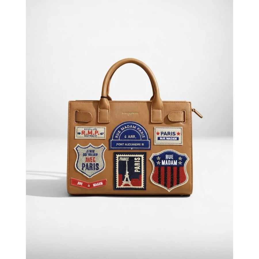 Bolso Rue Madam St. Germain Mini Tote Cognac