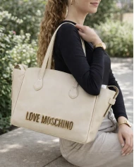 Bolso Love Moschino blanco roto Belinda
