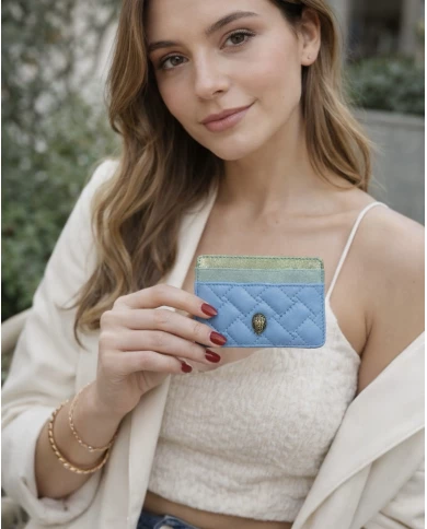 Monedero-tarjetero Kurt Geiger multicolor azul Kensington