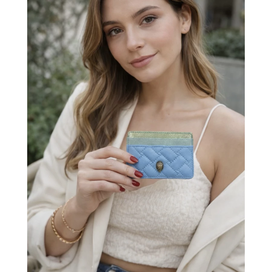 Monedero-tarjetero Kurt Geiger multicolor azul Kensington