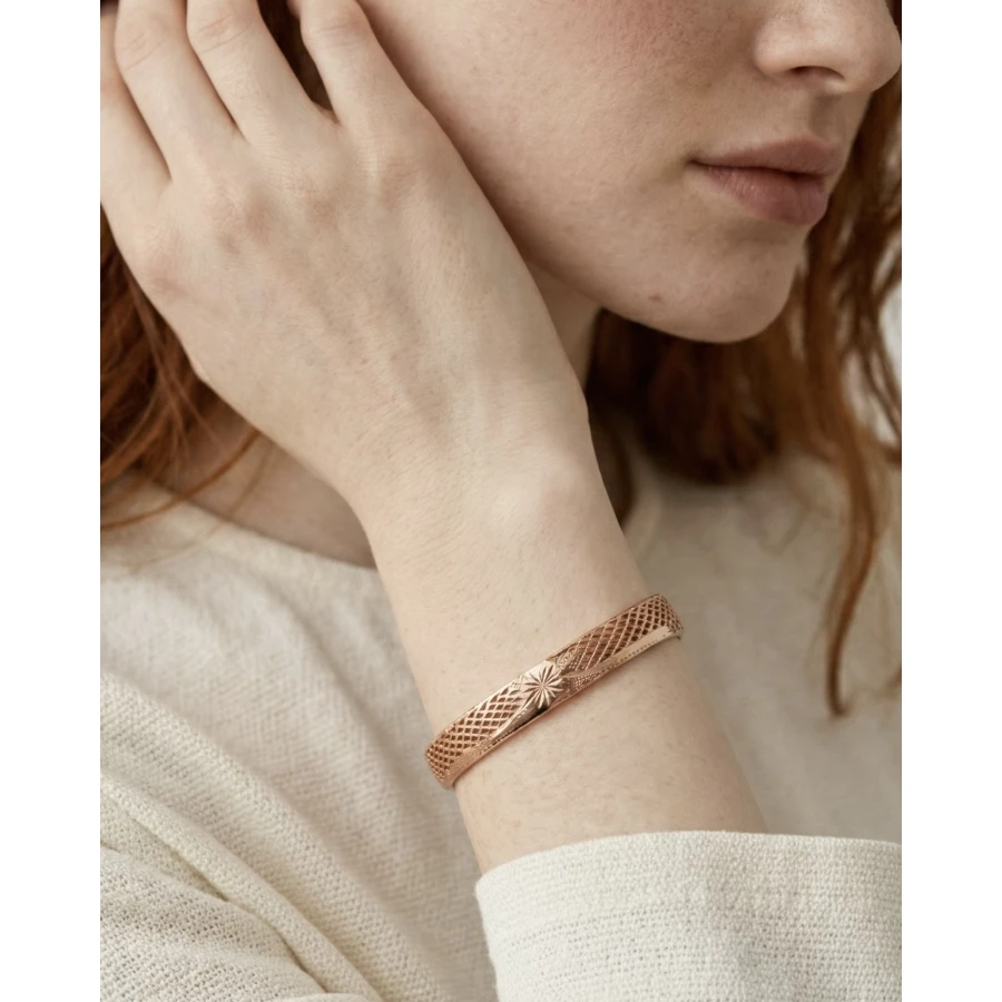 Brazalete Solara oro rosa