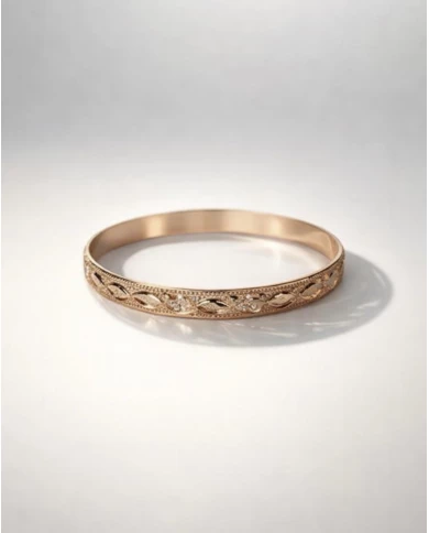 Brazalete Gaia oro rosa