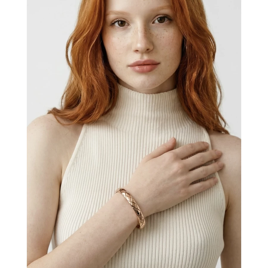 Brazalete Aura oro rosa