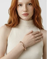 Brazalete Aura oro rosa