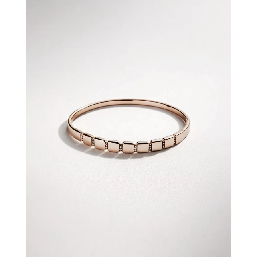 Brazalete Nácar oro rosa