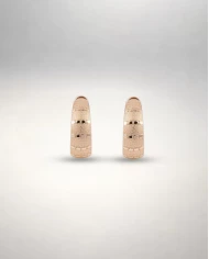 Pendientes Bruma oro rosa