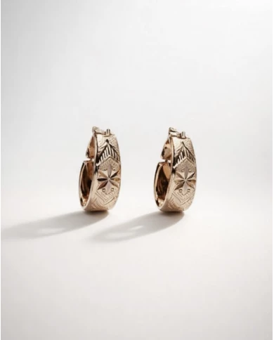 Pendientes Eloria oro rosa