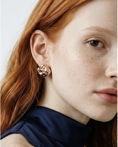 Pendientes Doréa oro rosa