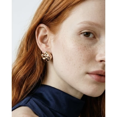 Pendientes Doréa oro rosa