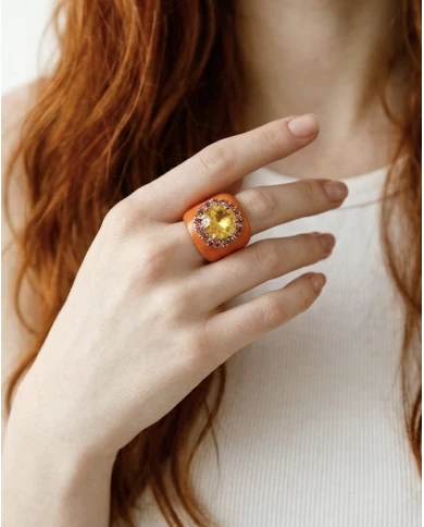 Anillo Dallas Naranja