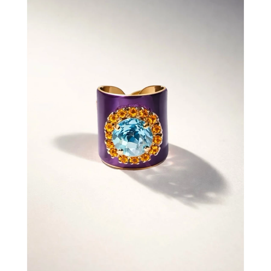 Anillo Dallas Morado