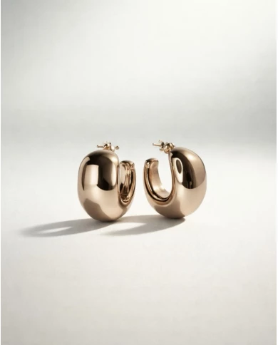 Pendientes Celestia oro rosa