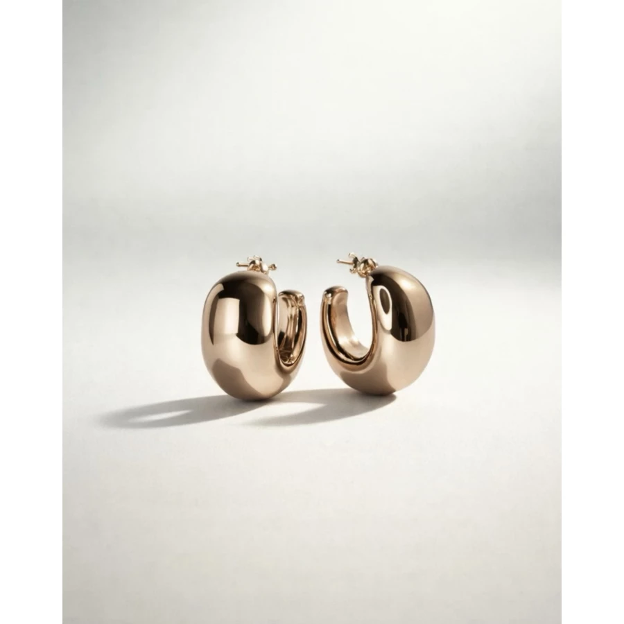 Pendientes Celestia oro rosa