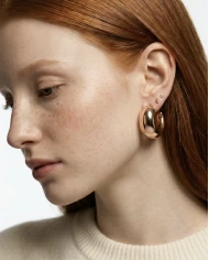 Pendientes Celestia oro rosa