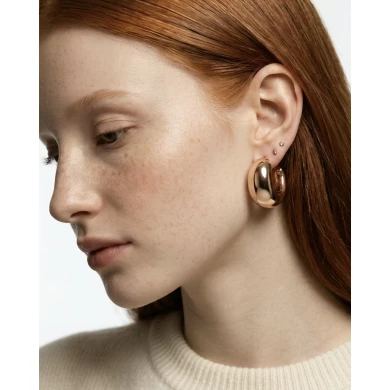 Pendientes Celestia oro rosa