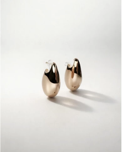 Pendientes Oila oro rosa