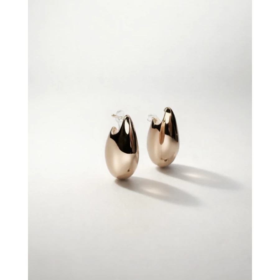 Pendientes Oila oro rosa