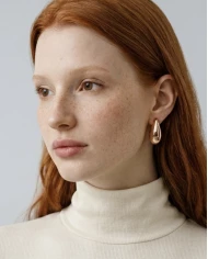 Pendientes Celestia oro rosa