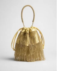 Bolso saco Oria dorado