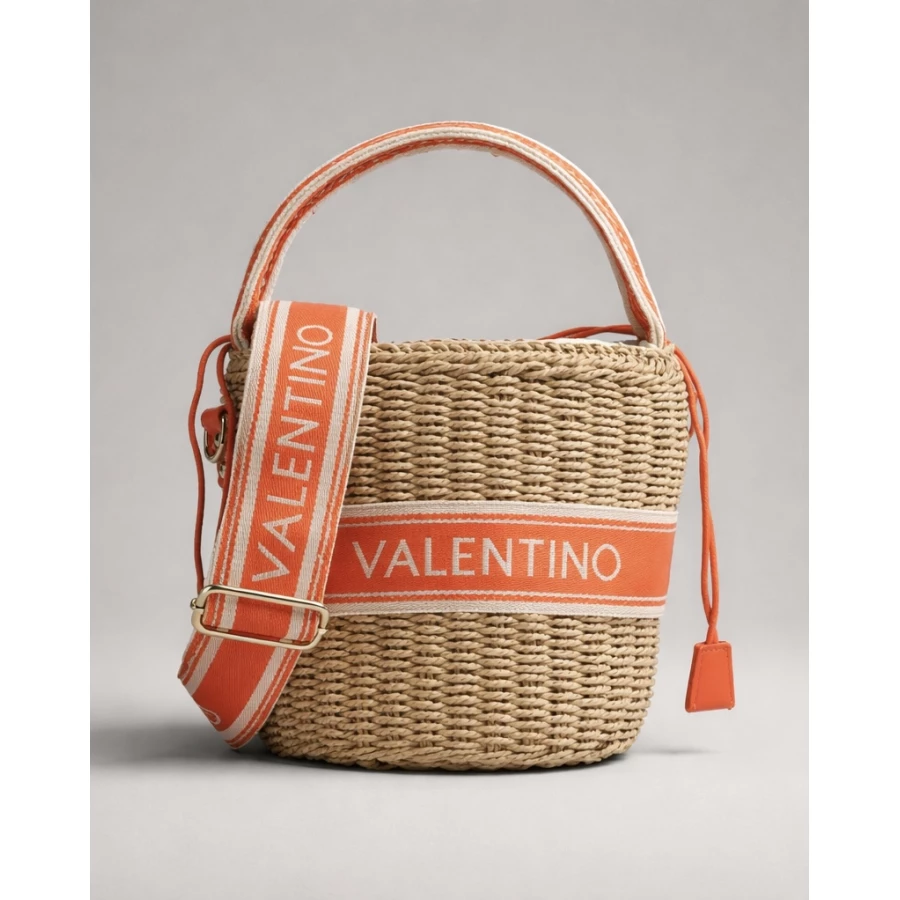 Bolso Saco Valentino Boho Naranja