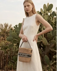 Bolso Saco Valentino Boho Naranja