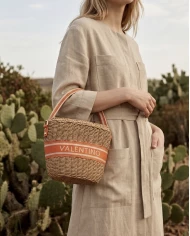 Bolso Valentino Gea Beige grande