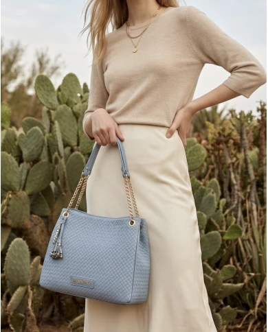 Bolso Valentino Gea Azul grande