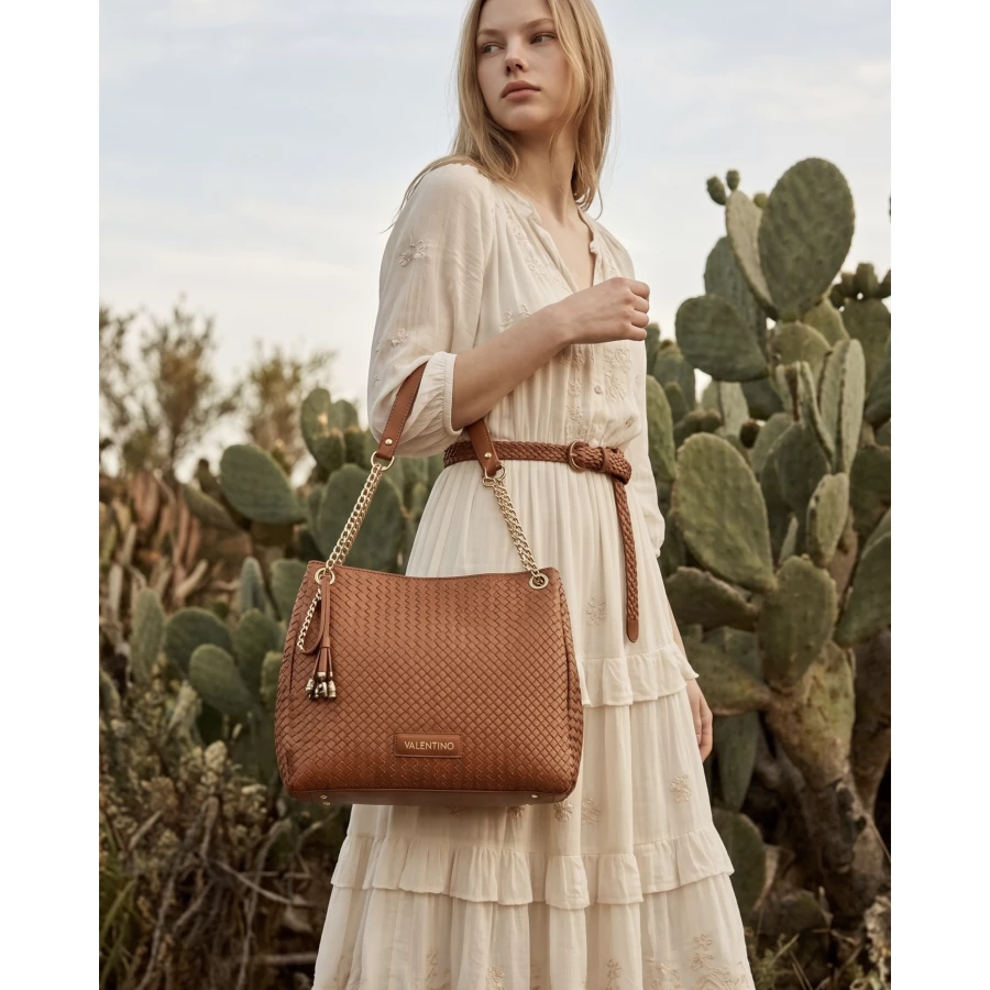 Bolso Valentino Gea Marrón grande