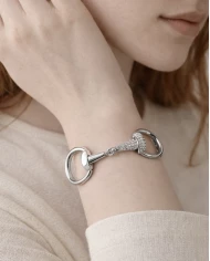 Brazalete Glyra plateado