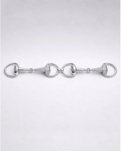 Brazalete Glyra plateado