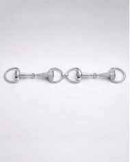 Brazalete Glyra plateado