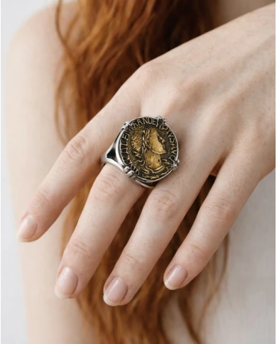 Anillo Zirea plateado