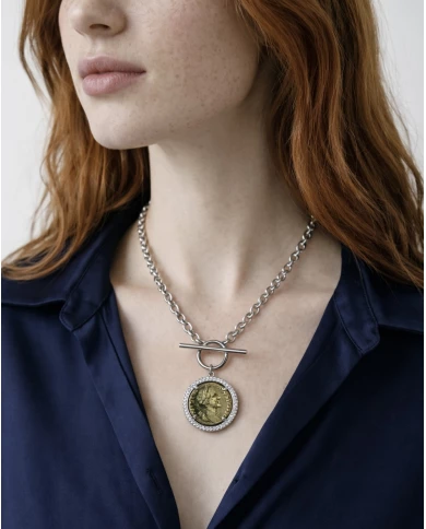 Collar Zirea plateado