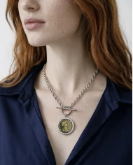 Collar Zirea plateado