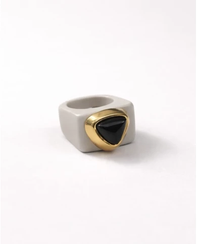 Anillo Ylva beige