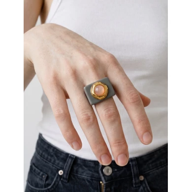Anillo Ylva gris
