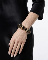 Brazalete Dafne turquesa — el toque de color que transforma tu look